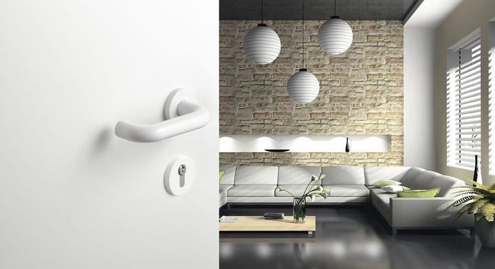 Produktbild Hewi Türbeschlag 111.20 R | Türgriff für Innentür auf Rosette PZ | rubinrot (Türgriff)