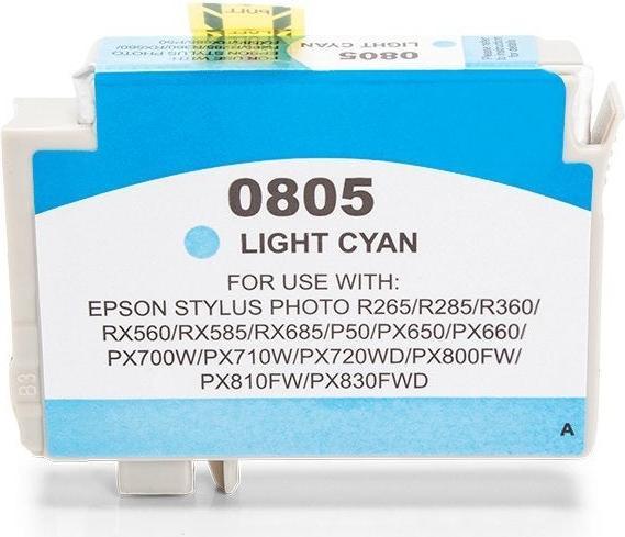 Actual product image Hermex Compatible Ink Cartridge Epson T0807 C13T08074010 (M, C, Y, LC, LM, FC)