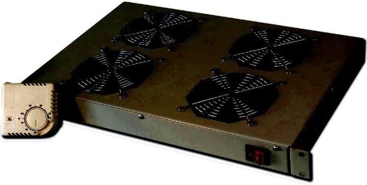 Produktbild Digitus DN-19 FAN-4-HO-SW Einschubbelüftungseinheit 4 Lüfter, schwarz