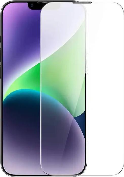 Actual product image Baseus Tempered Glass Corning for iPhone 13 Pro Max/14 Plus with built-in dust filter (1 Piece, Apple iPhone 13 Pro Max)