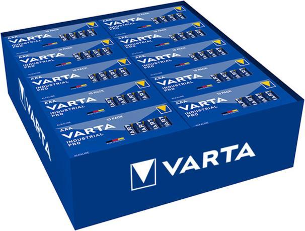 Actual product image Varta industrial alkali (10 pcs., AAA, 1250 mAh)