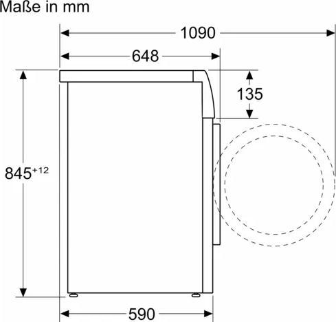 Actual product image Bosch Hausgeräte WGB244A40 (9 kg, Left)