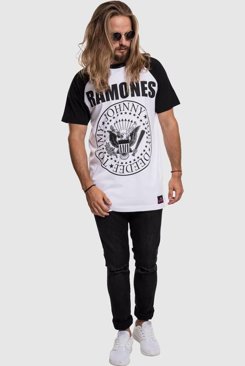 Immagine prodotto Mister Tee Maglietta Raglan dei Ramones Circle (M)