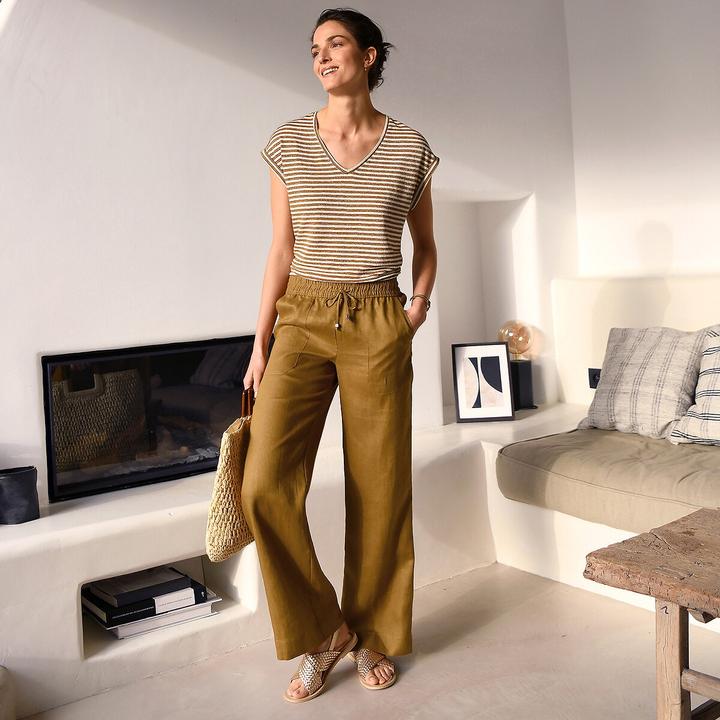 Actual product image Anne Weyburn Linen trousers (48)