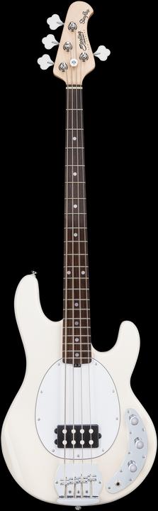 Actual product image Bass Guitar, S.U.B., StingRay RAY4, Vintage Cream (Electric bass, Basswood, Mahogany, Jatoba)