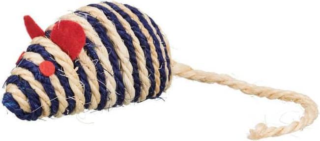 Immagine prodotto Jolly Paw Jollypaw - Giocattolo per gatti - Topo in sisal con campanellino - 1 pezzo (Catmint giocattolo)
