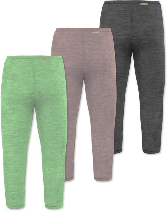 Immagine prodotto Normani Confezione da 3 pantaloni baby merino con piedini - 9543 (56)