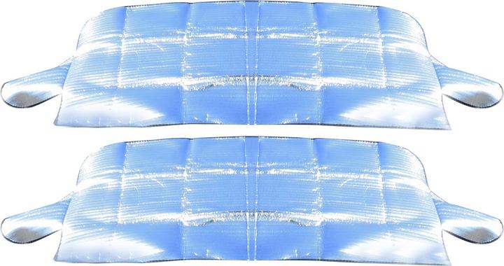 Filmer 2er-Set Sonnen- und KÃ¤lteschutz fÃ¼r Windschutzscheiben, 150 x H 97 cm