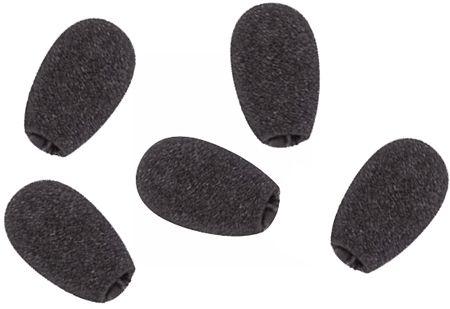 Image du produit NoName Lot de 5 Bonnettes Microphone Dacomex pour Casque (Noir) (Mousse)