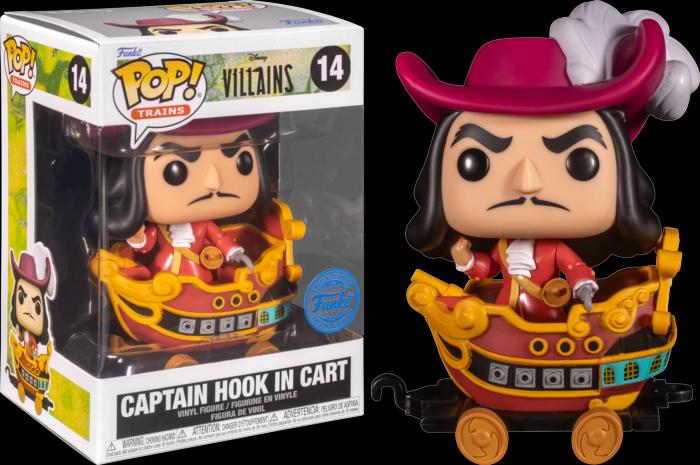 Image du produit Funko POP! Disney Train : Villains Captain Hook (14) EXM