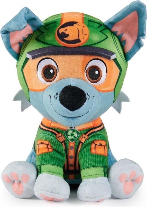 Produktbild Spin Master Paw Patrol - Jungle Basic Plush 20 cm - Rocky (20 cm)