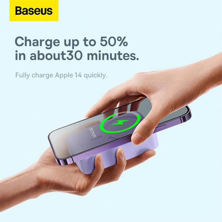 Produktbild Baseus Powerbank Magnetic Mini 20000mAh 20W (purple) (20000 mAh, 20 W, 74 Wh)