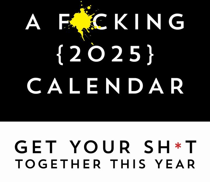 Actual product image F*cking 2025 Wall Calendar (English)