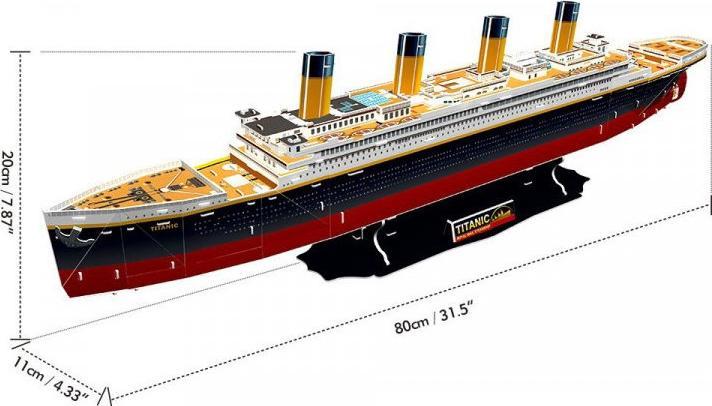 Actual product image Cubicfun Cubic Fun 3D Puzzle Titanic Large (113 pieces)