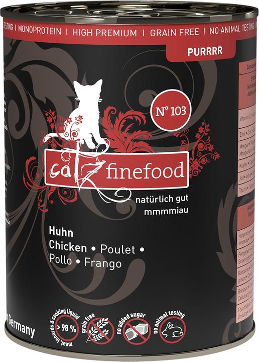 Produktbild Catz Finefood Purrrr No.103 Huhn (Adult, 6 Stk., 400 g)
