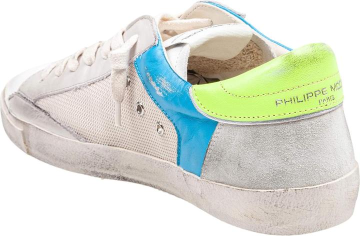 Produktbild Philippe Model sneakers prsx in fabric and leather color white and fluorescent yellow (40)