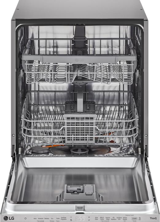 Produktbild LG QuadWash DB242TX Vollautomatischer Geschirrspüler Klasse D 46dB 14 Massgedecke Wi-Fi