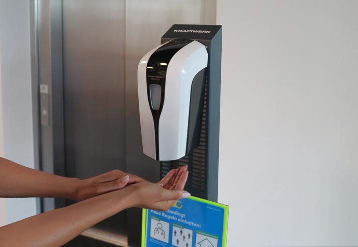 Actual product image Kraftwerk Disinfectant dispenser