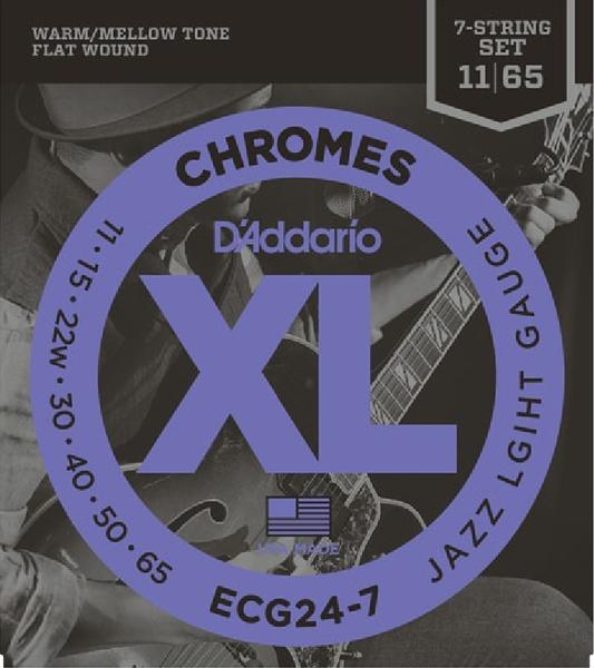 Immagine prodotto D'Addario Ecg24-7 (7 x, Chitarra elettrica, 0.07")