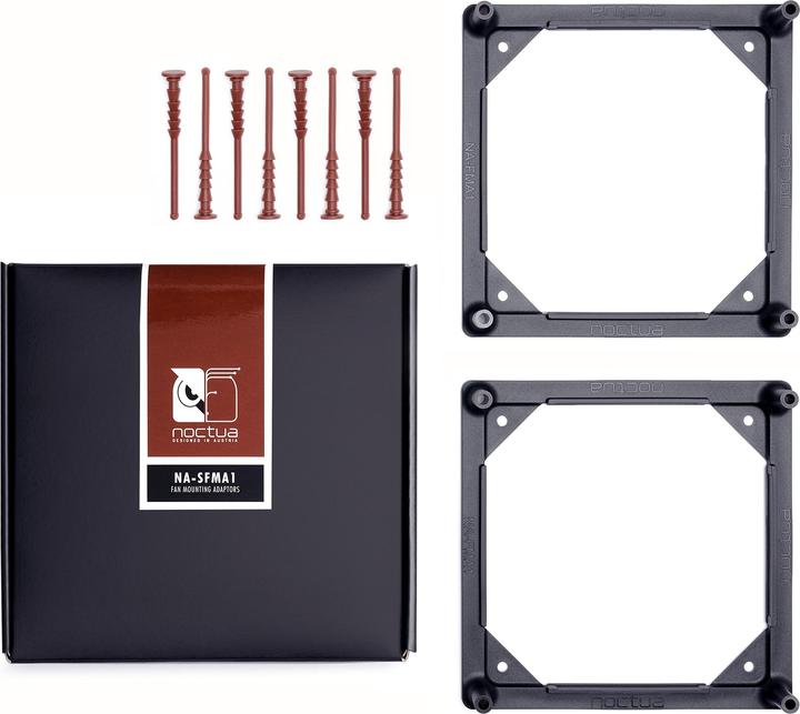 Produktbild Noctua NA-SFMA1 Computer Kühlkomponente Universal Montageset 2 Stück(e) Schwarz