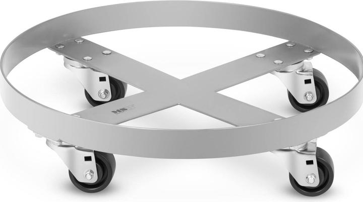 Produktbild MSW Fassroller Transportroller Metall Rollbrett Durchmesser 60 cm 300 kg (300 kg)