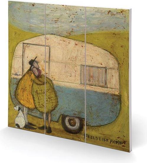Image du produit Sam Toft Tableau Feels Like Home Ii Bois Carré (30 x 30 cm)