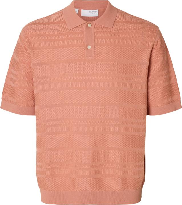 Produktbild Selected Homme Textured Polohemd aus Strick (L)