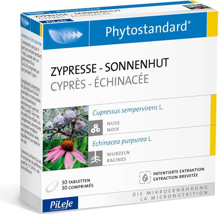 Image du produit Phytostandarts Pileje cyprès et héliotrope (30 pièce(s), Cachets, 35 g)