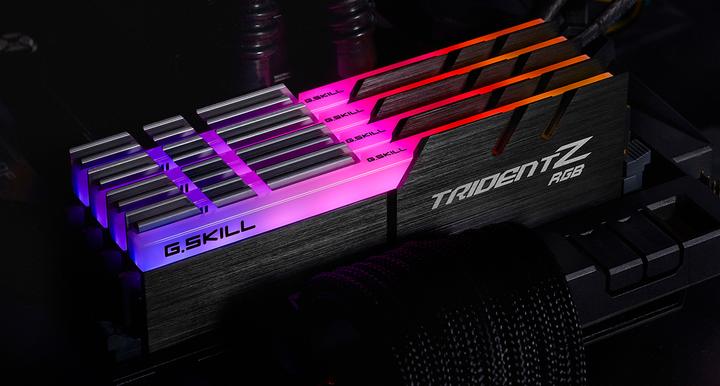 Produktbild G.Skill Trident Z RGB (for AMD) (4 x 8GB, 3200 MHz, DDR4-RAM, DIMM)