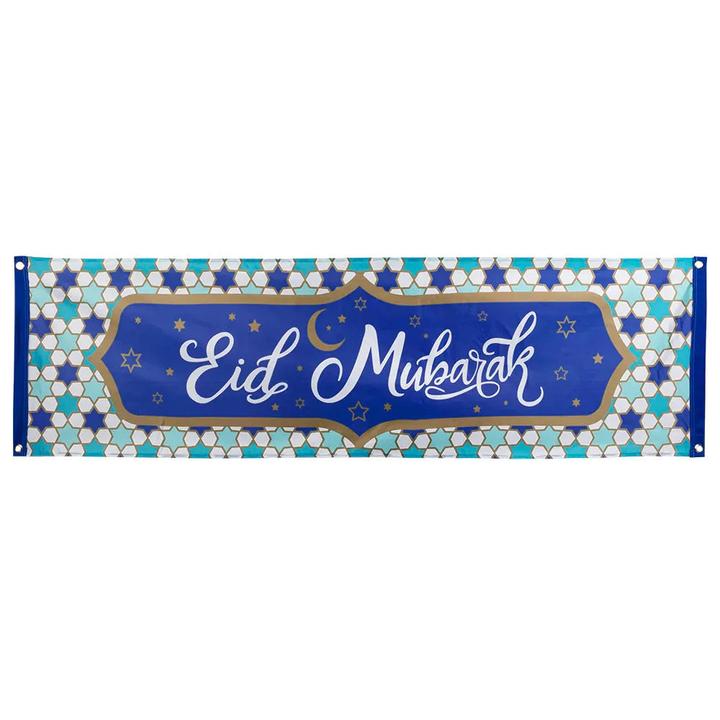 Produktbild Boland Polyester Banner 'Eid Mubarak' 50 x 180 cm