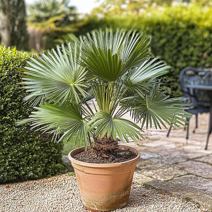Actual product image Plant in a Box Chamaerops Humilis - Zwergpalme (50 cm)