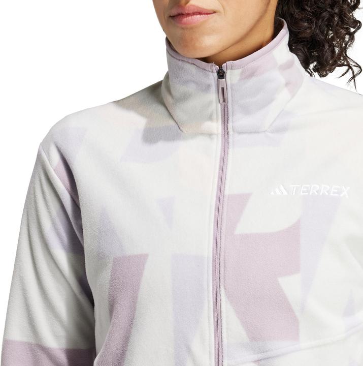 Image du produit adidas Women's Multi AOP Full Zip Fleece Jacket (L)
