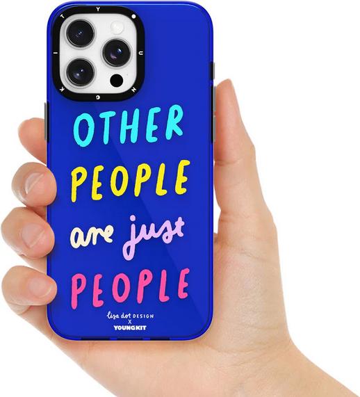 Immagine prodotto Youngkit Sleeve @LisadotDesign Citazioni Positive Caso Altro (Apple iPhone 15 Pro Max)