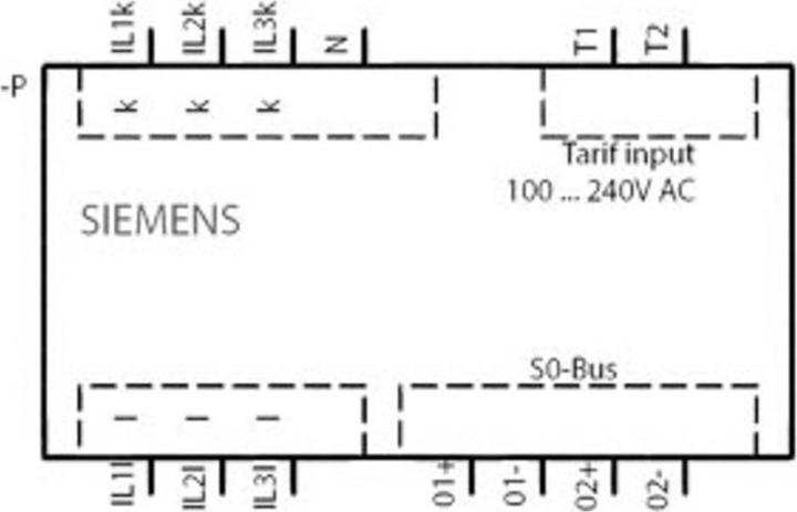 Produktbild Siemens PAC1600: 3 phasig / 63A, S0, MID