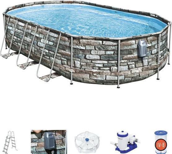 Produktbild Bestway Pool Power Steel Comfort Jet Series Set 610 (610 x 366 x 122 cm)