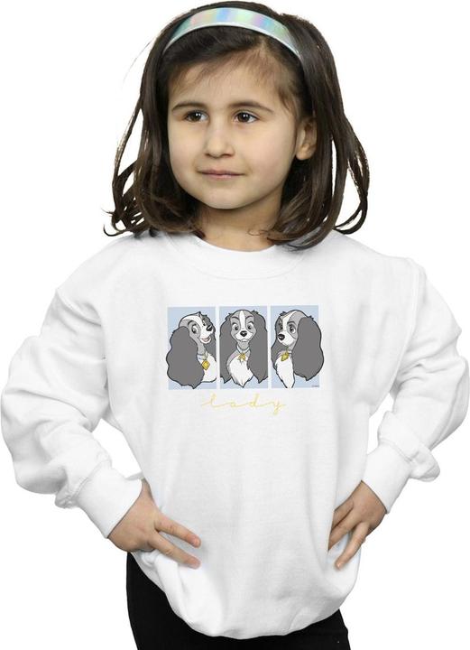 Produktbild Disney Lady And The Tramp Lady Frames Sweatshirt Mädchen (140, 146)