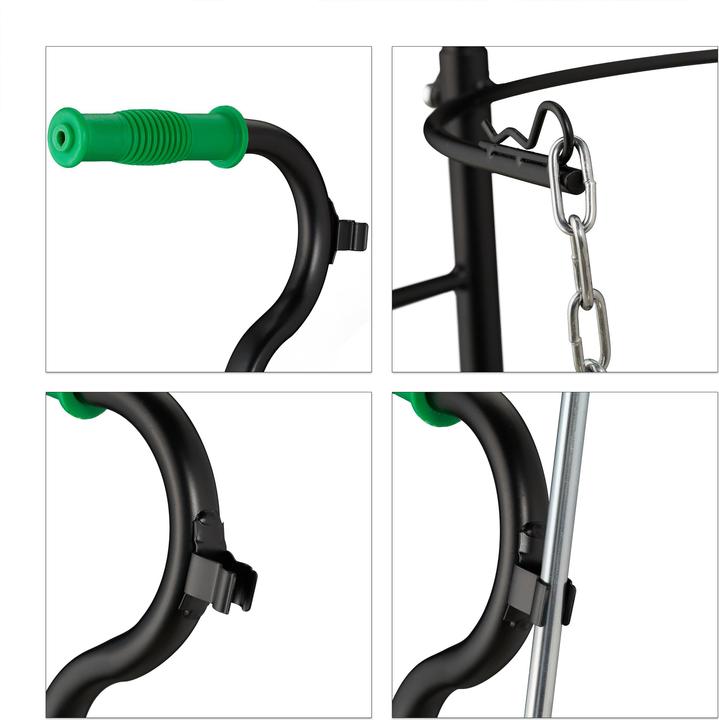 Actual product image Relaxdays Gas Bottle Trolley, Steel (25 kg)