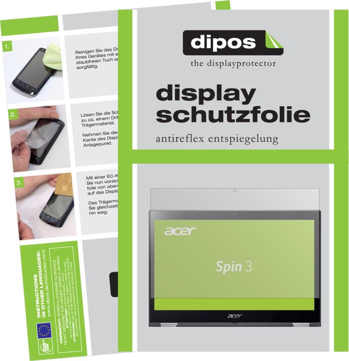 Produktbild Dipos Displayschutzfolie Antireflex (1 Stück, Spin 3)