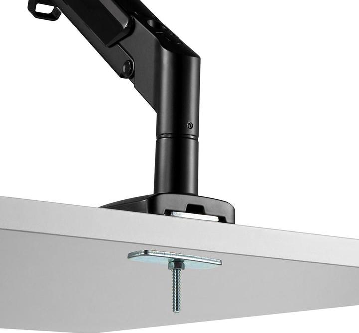 Actual product image Ergo Office Black Monitor Desk Mount, Gas Spring, 17"-32", 9kg, ER-405B (Table, 32.01")