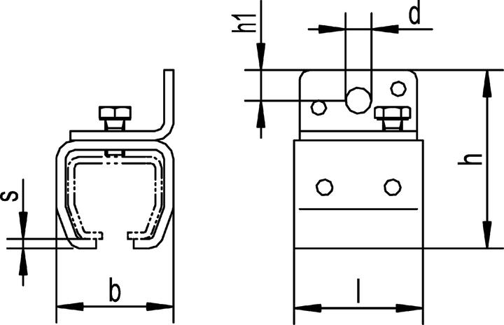 Produktbild Helm Wandbefestigungsmuffen