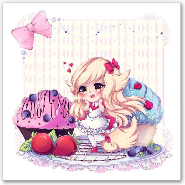 Produktbild Trenddeko La Doll Blanche - Chibi Belle (50 x 50 cm)