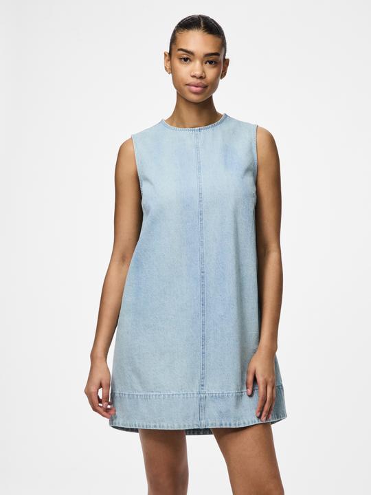 Produktbild Pieces Pcflora Sl Mini Denim Dress Noos (L)