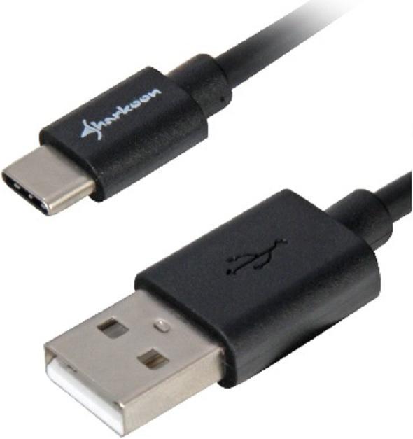 Image du produit Sharkoon USB A - USB type C (1 m, USB 2.0)