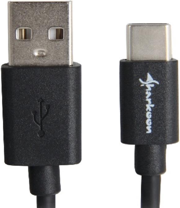 Image du produit Sharkoon USB A - USB type C (1 m, USB 2.0)