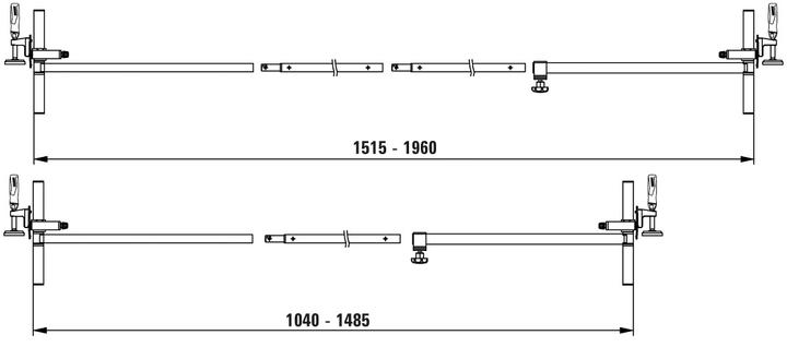 Image du produit Bessey Extension du support de garniture de porte (1960 mm)