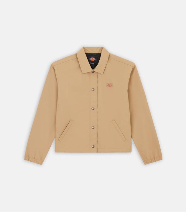 Dickies Oakport Cropped Coach Jacket W Khaki
