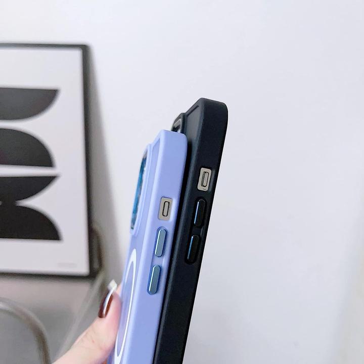 Image du produit Hurtel Coque Magnetic Color Matte pour iPhone 15 Pro - noire (Apple iPhone 15 Pro)