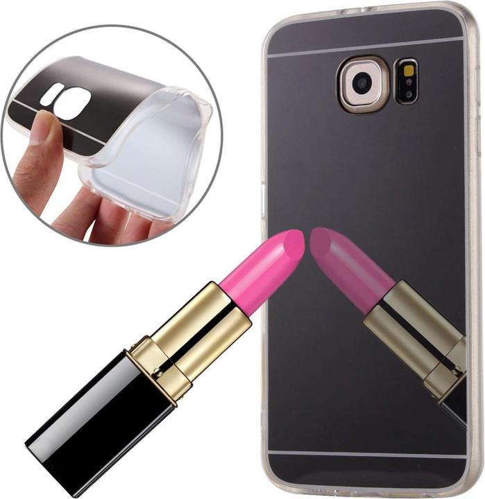 Produktbild König Design Handyhülle für Samsung Galaxy S7 Edge Schutzcase Backcover Bumper Etuis Schwarz (Samsung Galaxy S7 Edge)