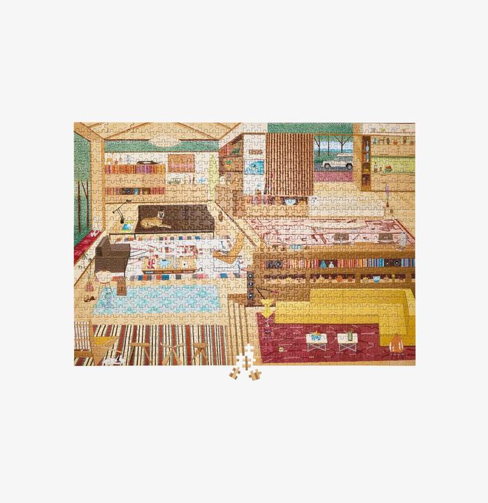 Actual product image Printworks Puzzle steel grey (1000 pieces)