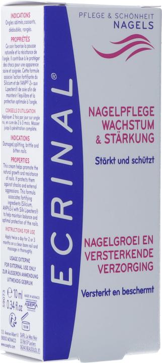 Actual product image Ecrinal Nail Care Growth & Strengthening Cream (10 ml)